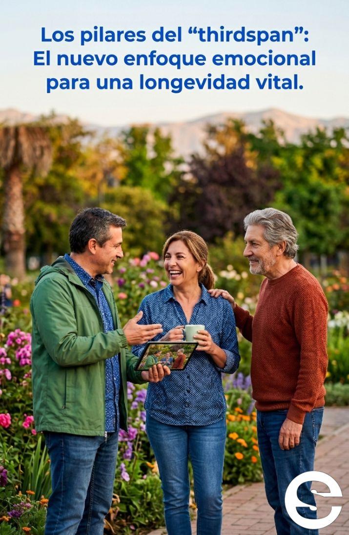🌐🧘 Los pilares del “thirdspan”: el nuevo enfoque emocional para una longevidad vital 💡.