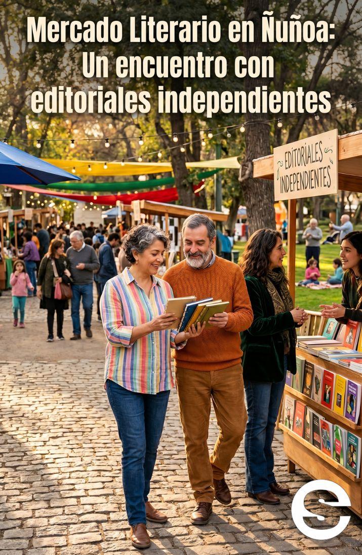 🇨🇱🕊 Mercado Literario en Ñuñoa: Un encuentro con editoriales independientes 🎭.