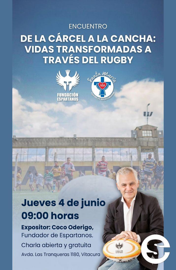 🇨🇱🕊 De la cárcel a la cancha: Una charla sobre segundas oportunidades a través del rugby 🧘‍♂️.