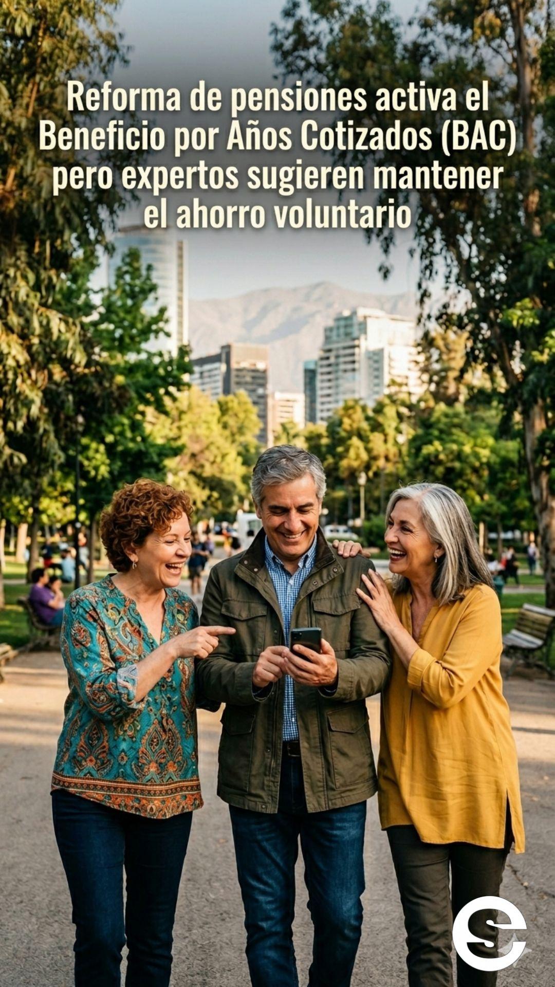 🇨🇱💸 Reforma de pensiones activa el Beneficio por Años Cotizados (BAC) pero expertos sugieren mantener el ahorro voluntario 🏅.