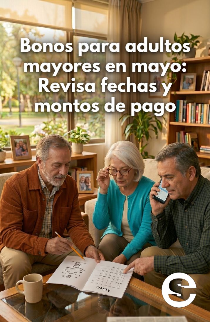 🇨🇱💸 Bonos para adultos mayores en mayo: Revisa fechas y montos de pago 🏅.