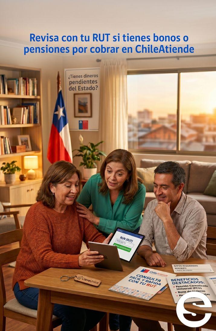 🇨🇱💸 ¡No pierdas tu dinero!: Revisa con tu RUT si tienes bonos o pensiones por cobrar en ChileAtiende 🏅.