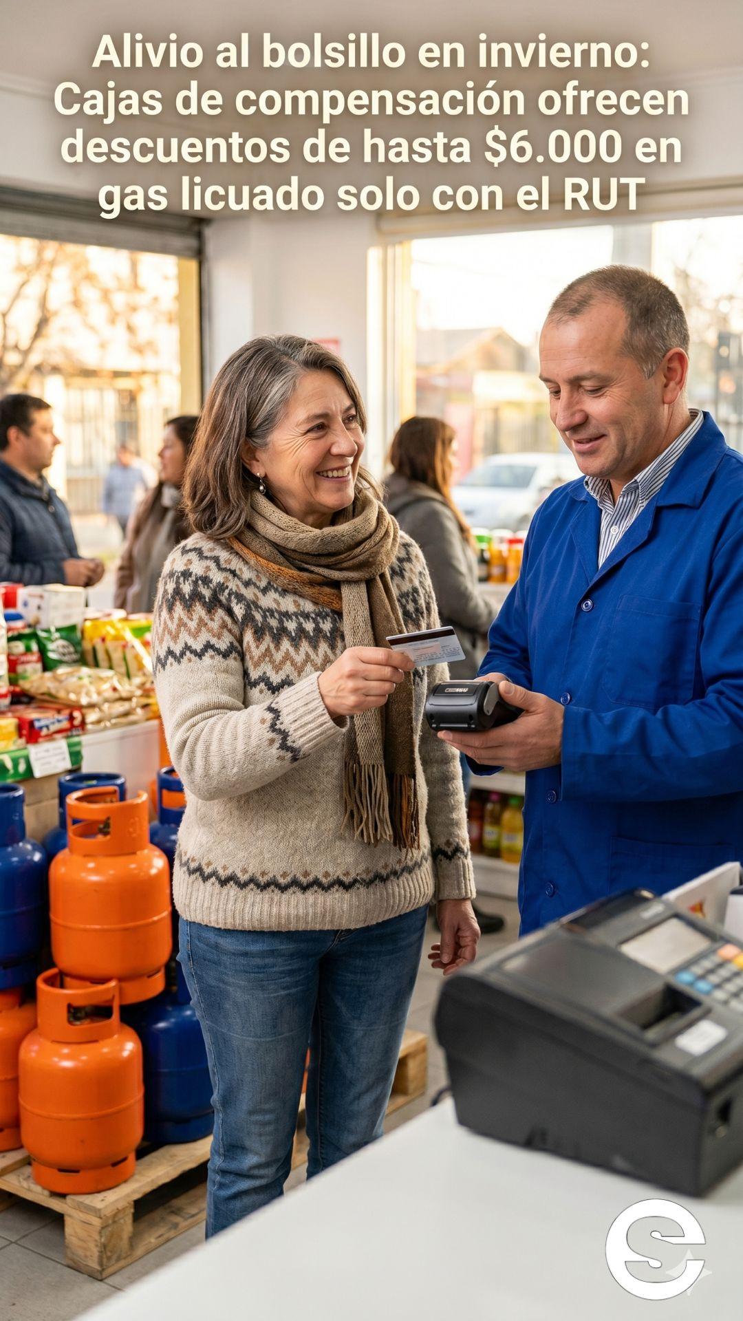 🇨🇱💸 Alivio al bolsillo en invierno: Cajas de compensación ofrecen descuentos de hasta $6.000 en gas licuado solo con el RUT 💹.