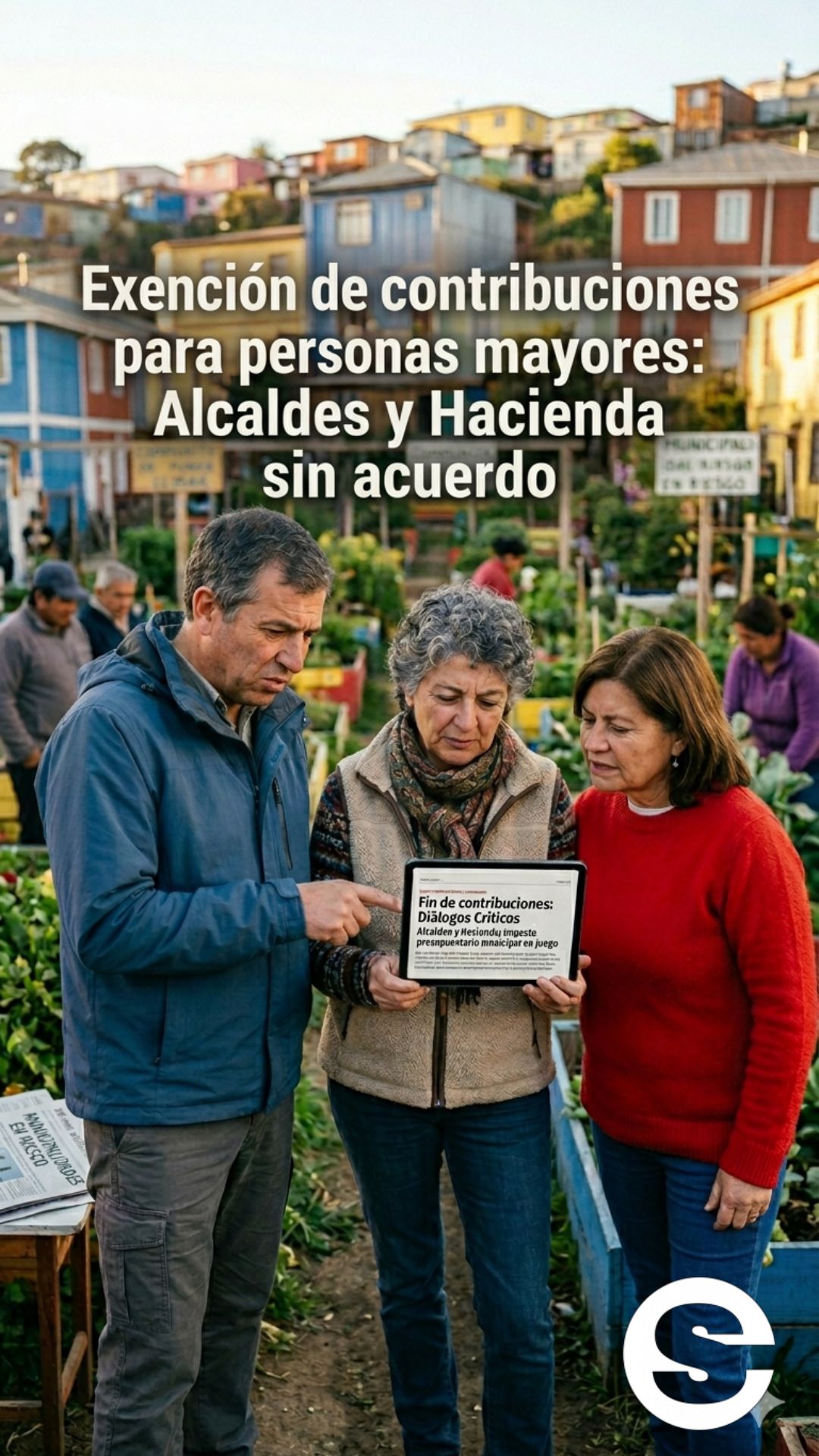🇨🇱💸 Exención de contribuciones para personas mayores: Alcaldes y Hacienda sin acuerdo 🏅.
