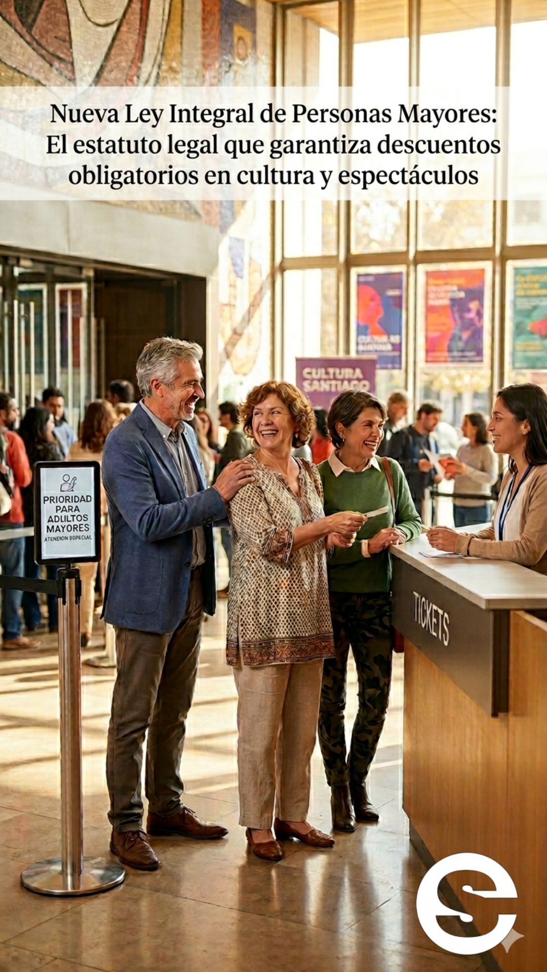 🇨🇱💸 Nueva Ley Integral de Personas Mayores: El estatuto legal que garantiza descuentos obligatorios en cultura y espectáculos 🏅.