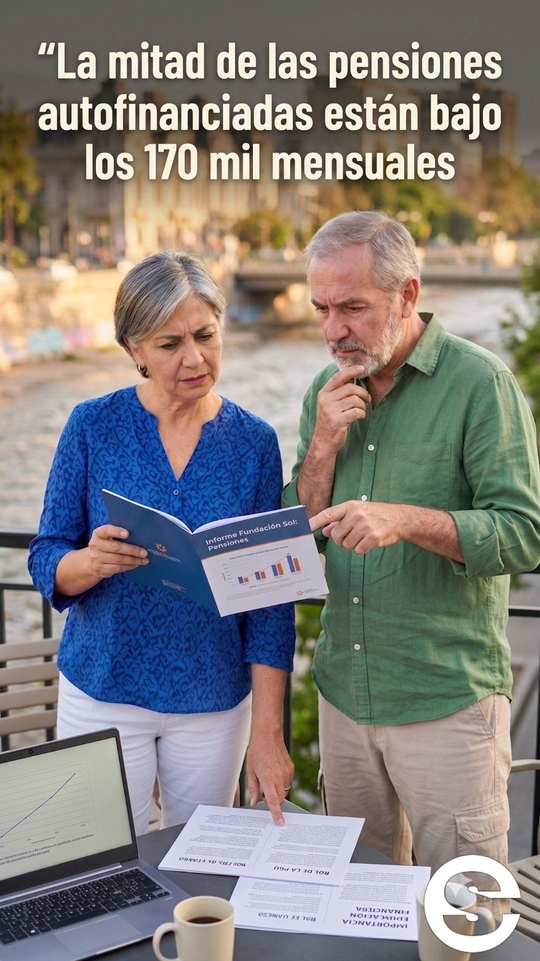 🇨🇱💸 La mitad de las pensiones autofinanciadas estan bajo los 170 mil mensuales 🏦.