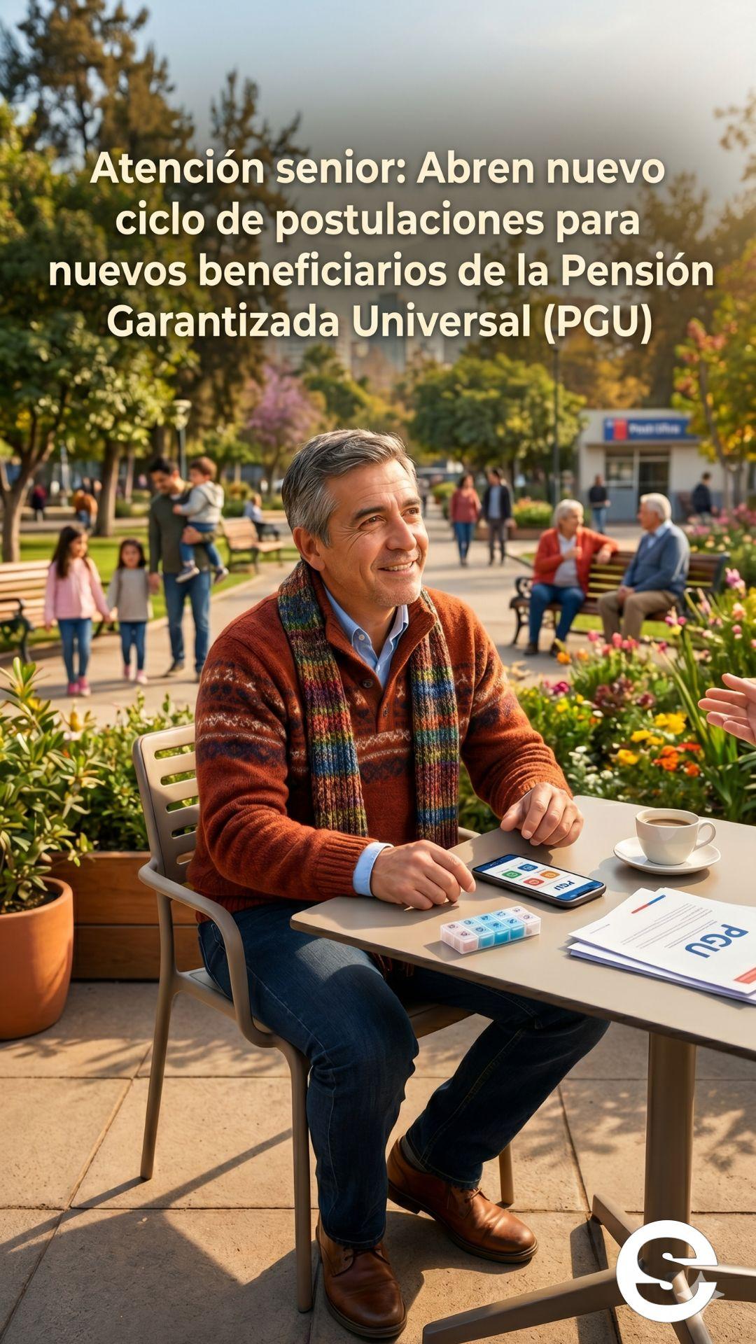🇨🇱💸 Atención senior: Abren nuevo ciclo de postulaciones para nuevos beneficiarios de la Pensión Garantizada Universal (PGU) 🏅.