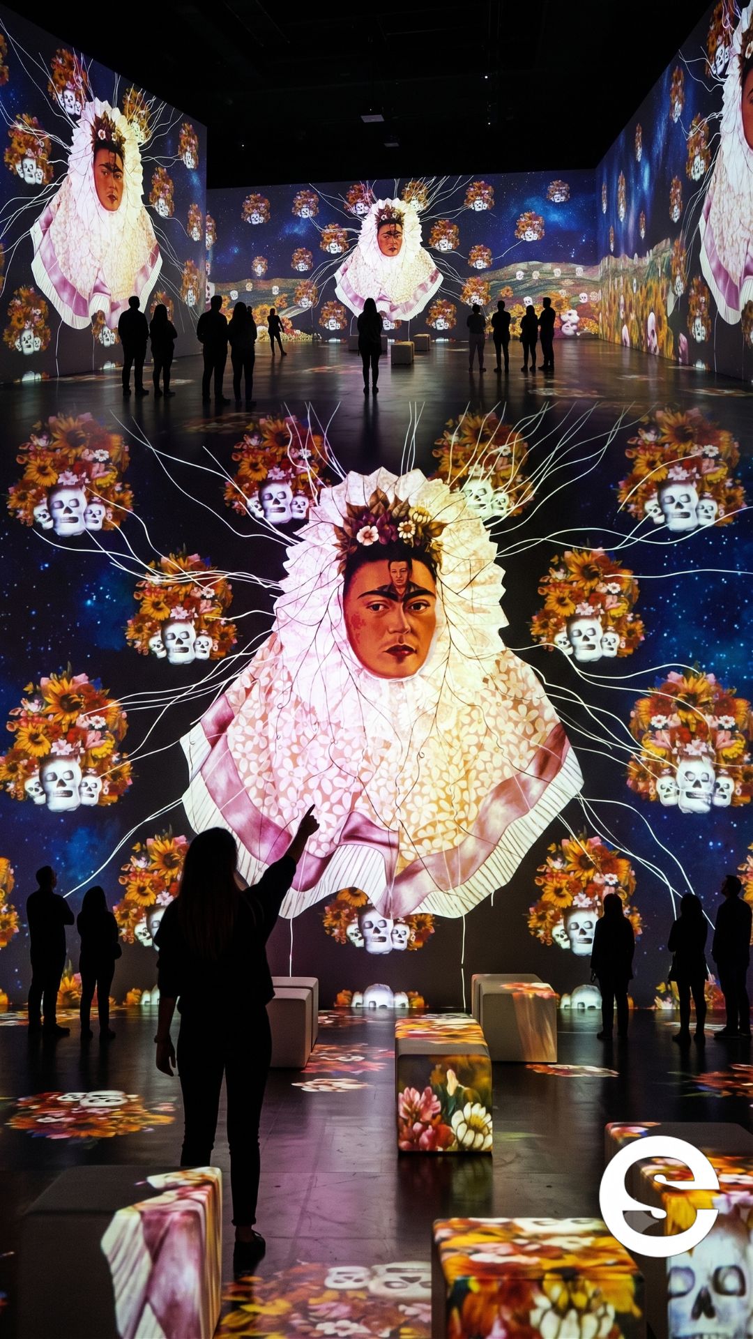 🇨🇱🎡 Viva Frida Kahlo llega a Santiago: La gran exposición inmersiva que debuta en Latinoamérica 🎟.