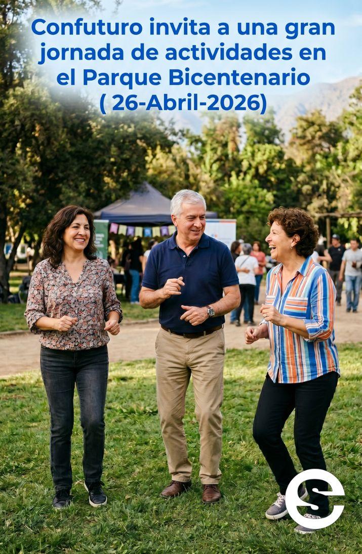 🇨🇱🎡 Personas Mayores en Movimiento: Confuturo invita a una gran jornada de actividades en el Parque Bicentenario 🎟.