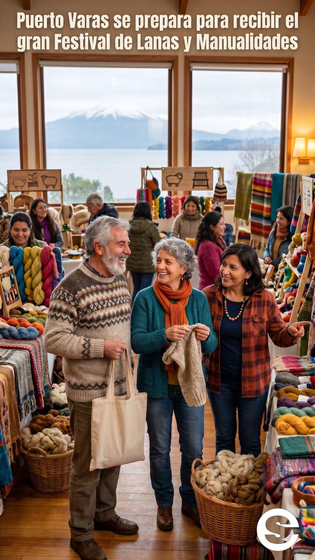 🇨🇱🎡 Puerto Varas se prepara para recibir el gran Festival de Lanas y Manualidades 🎟.