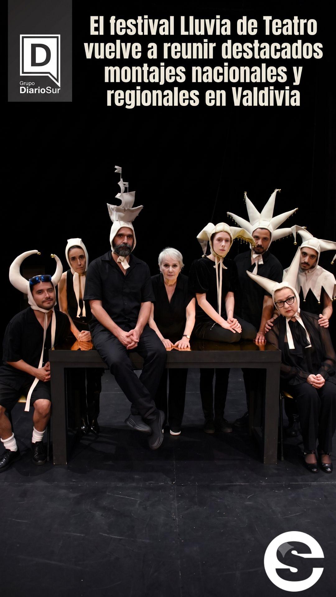🇨🇱🎡 El festival Lluvia de Teatro vuelve a reunir destacados montajes nacionales y regionales en Valdivia 🎟.