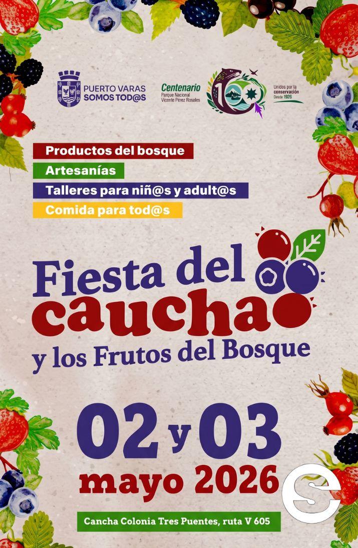 🇨🇱🎡 Panorama en el sur: Puerto Varas invita a la tradicional Fiesta del Caucha y los Frutos del Bosque 🎟.