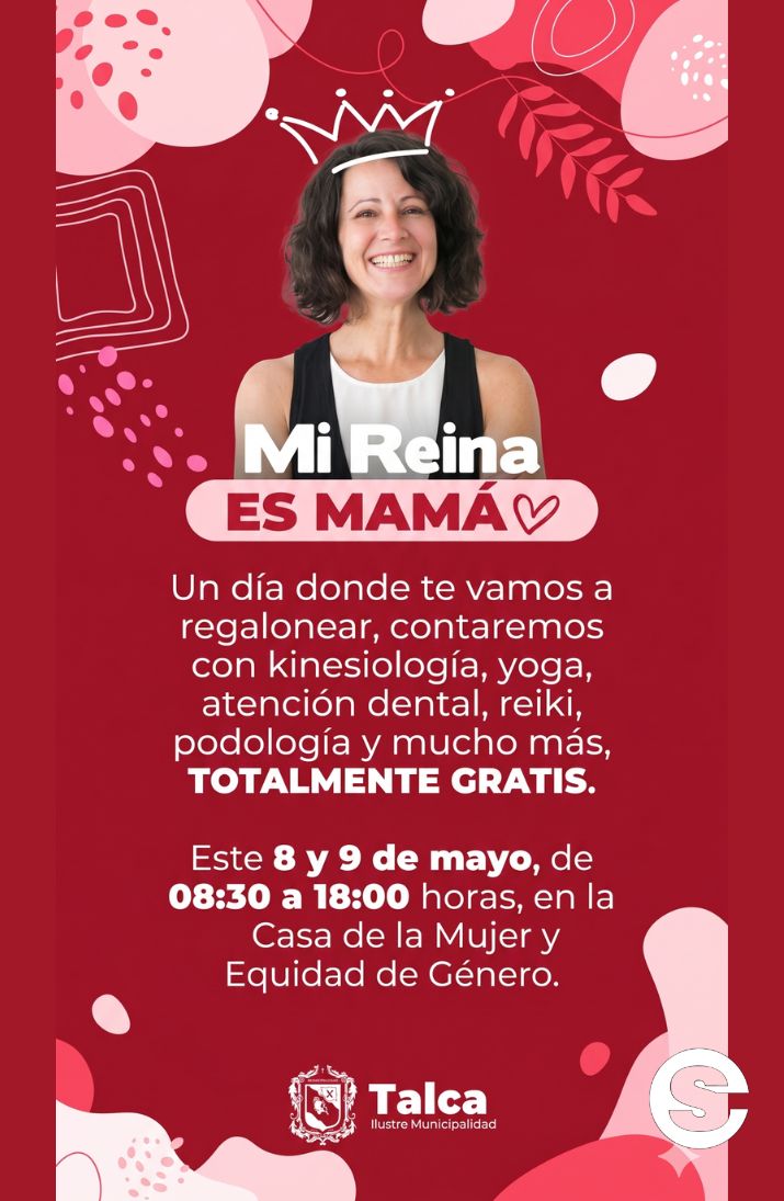 🇨🇱🎡 Municipalidad de Talca celebra el Día de la Madre con una gran feria y actividades de bienestar 🎟.