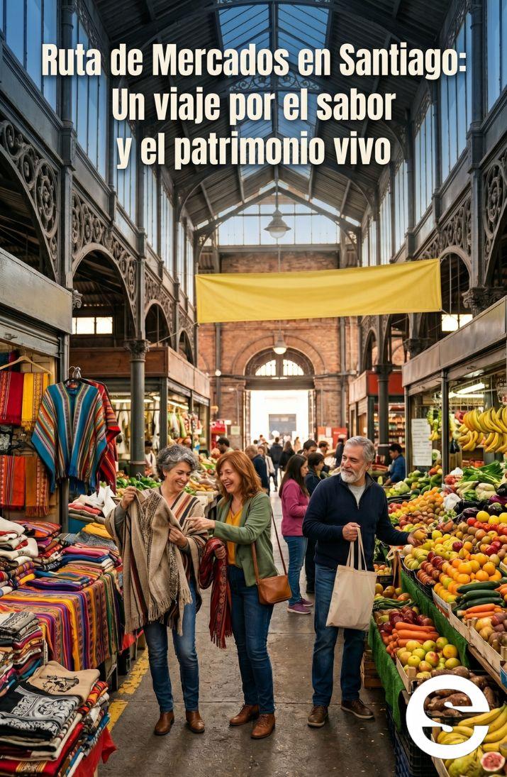 🇨🇱🎡 Ruta de Mercados en Santiago: Un viaje por el sabor y el patrimonio vivo 🎟.