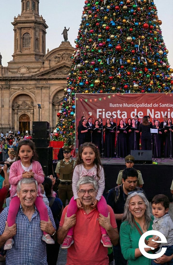 🇨🇱🎡 Fiesta de Navidad en Plaza de Armas: Luces y Villancicos 🎟.
