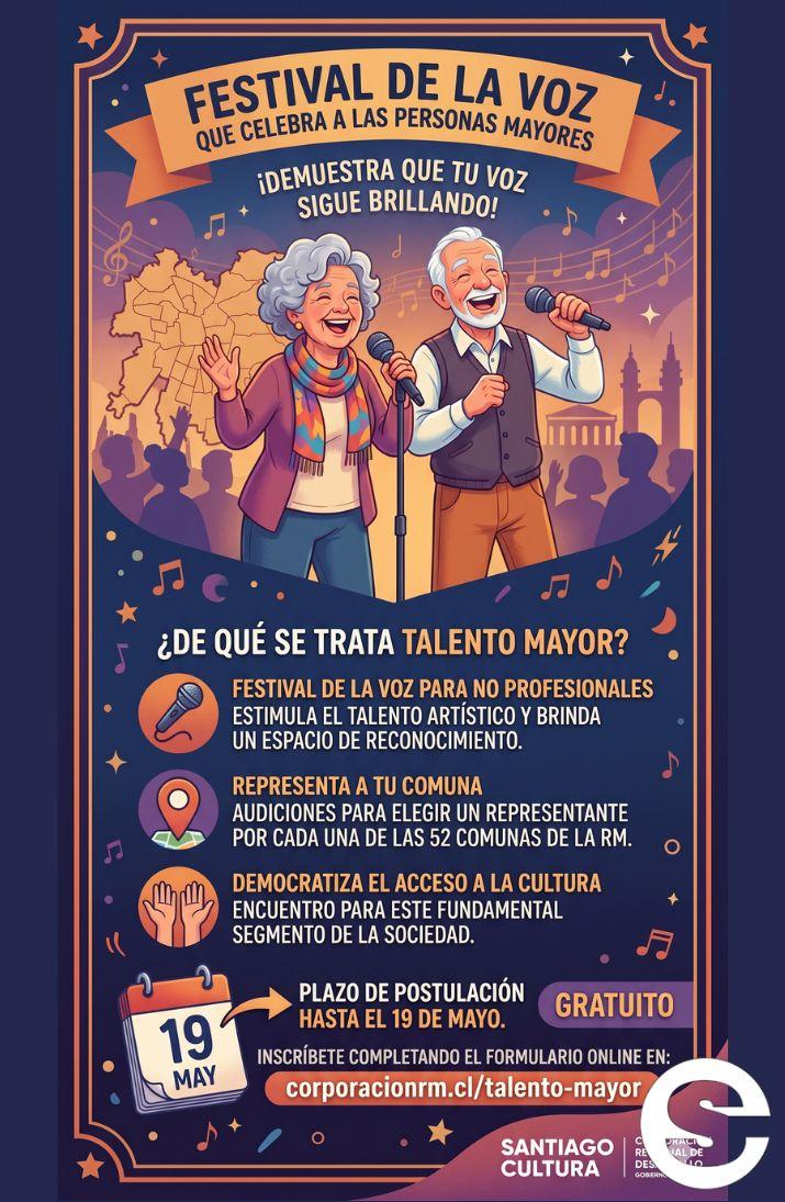 🇨🇱🎡 ¡Saca a relucir tu voz!: Abiertas las inscripciones para 