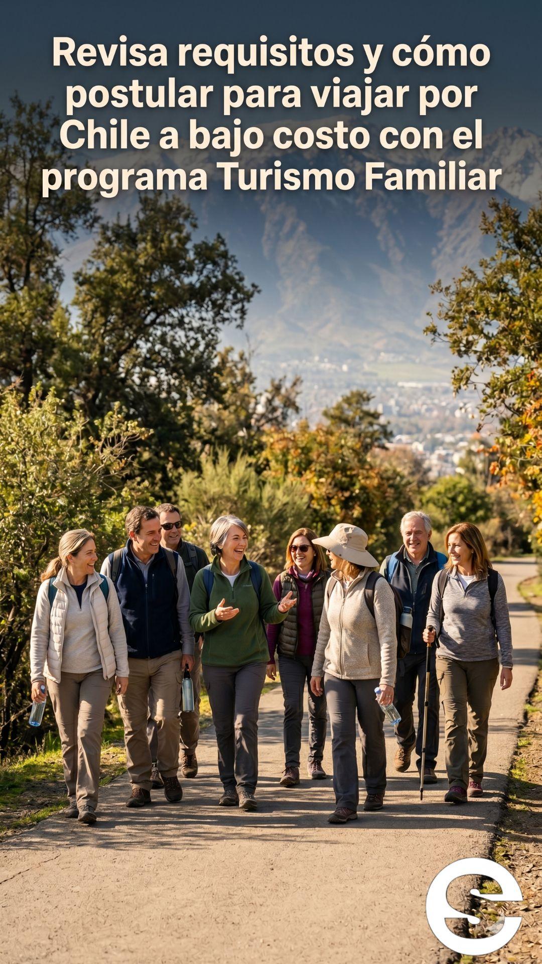 🇨🇱🎡 Revisa requisitos y cómo postular para viajar por Chile a bajo costo con el programa Turismo Familiar 🎟.