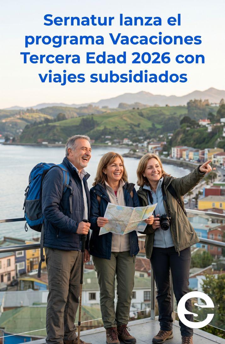 🇨🇱🎡 ¡Prepara tus maletas!: Sernatur lanza el programa Vacaciones Tercera Edad 2026 con viajes subsidiados 🏔.
