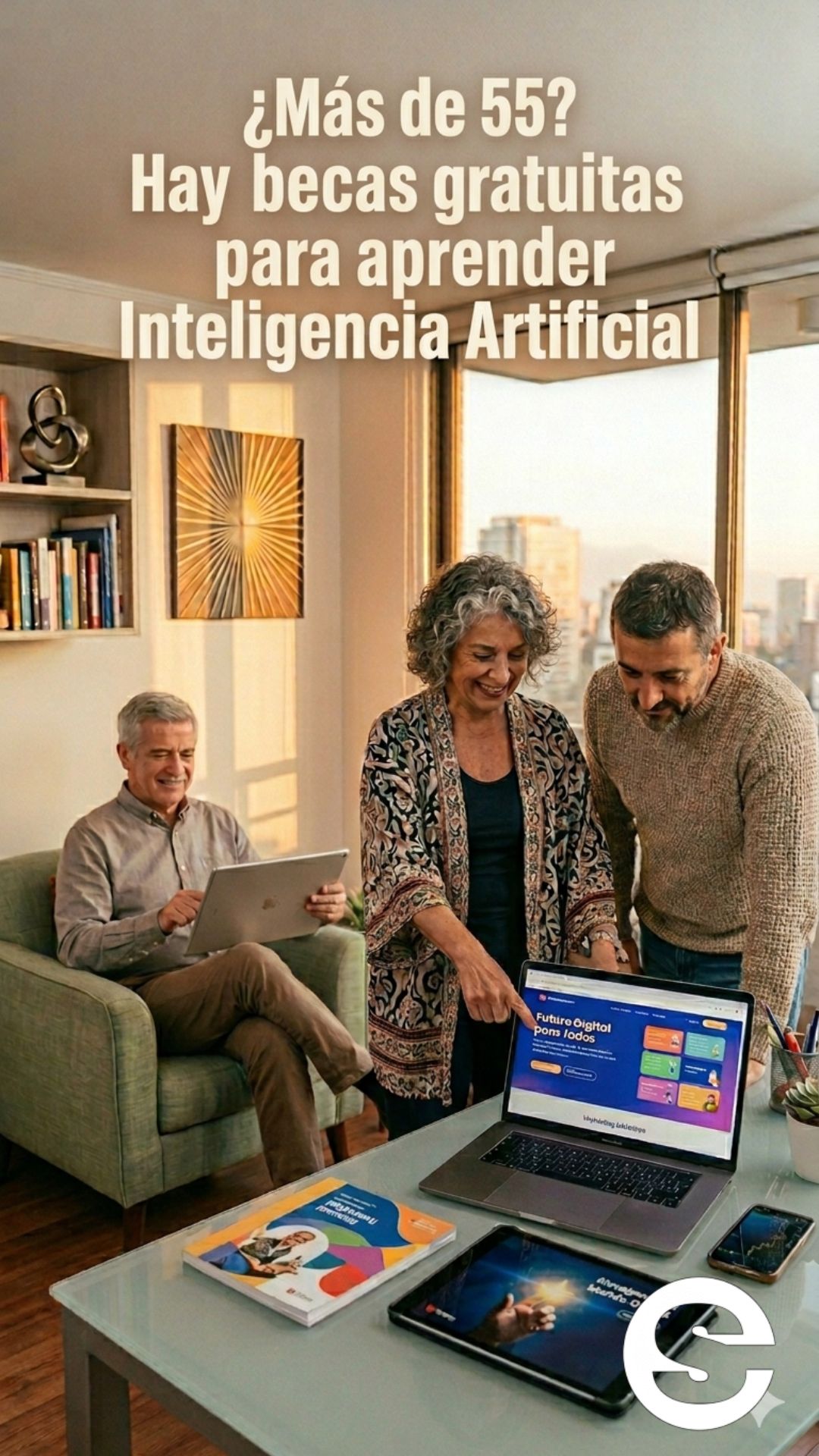 🇨🇱📈 ¿Más de 55? Hay becas gratuitas para aprender Inteligencia Artificial 💻.