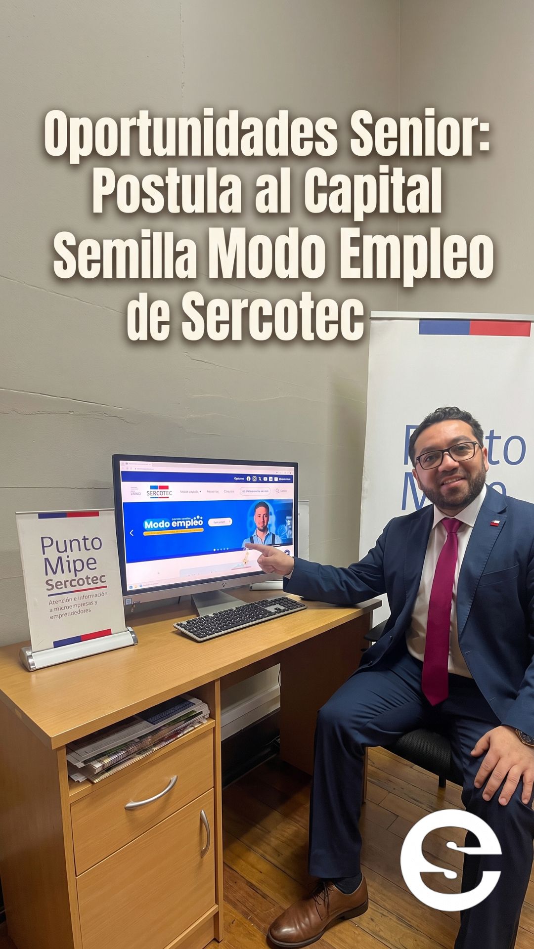 🇨🇱📈 Capital Semilla Modo Empleo de Sercotec: Subsidio de $3 millones para emprendedores de 55 años o más 👔.