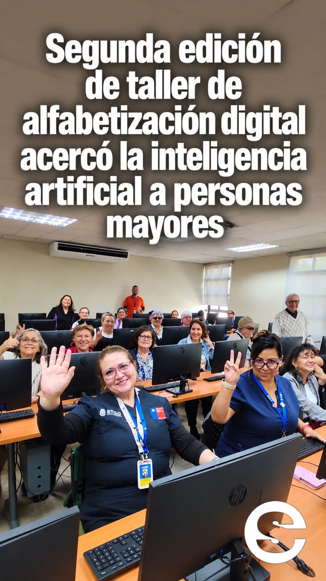 🇨🇱 🤖 Personas mayores descubren cómo utilizar la inteligencia artificial para facilitar su vida cotidiana.