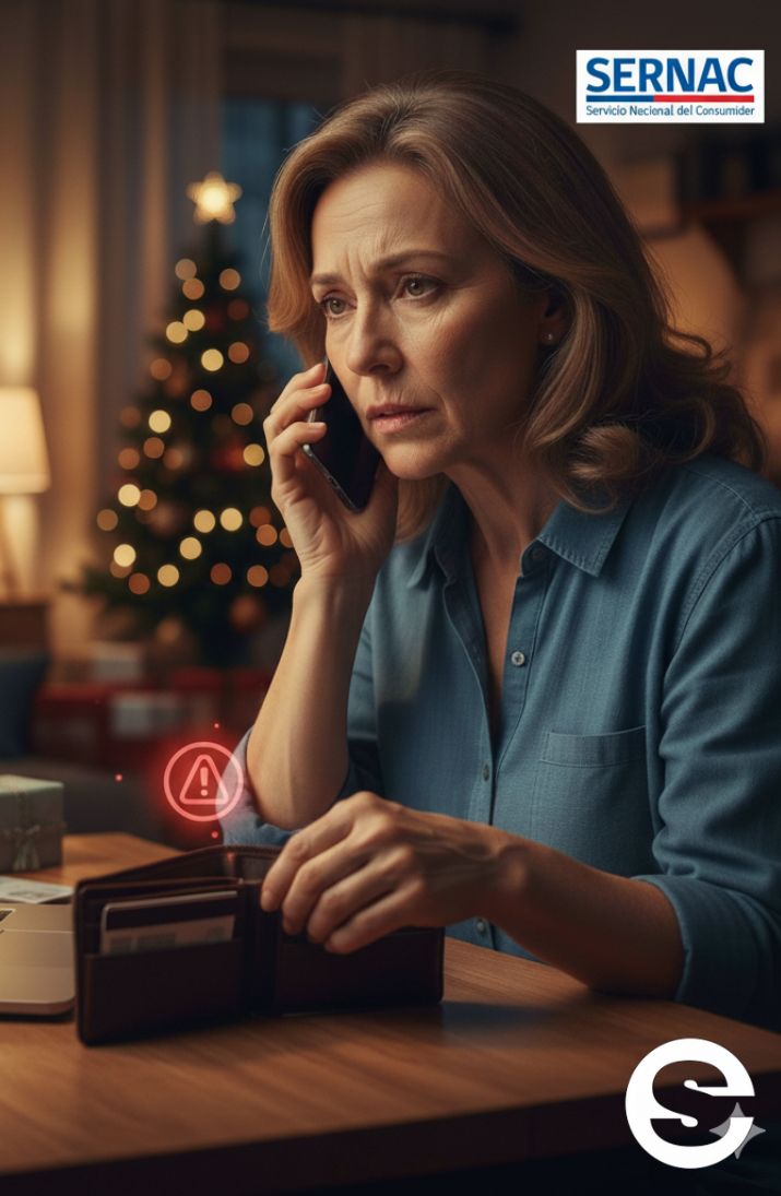 🇨🇱📈 Sernac advierte sobre aumento de estafas telefónicas previo a Navidad 💻.