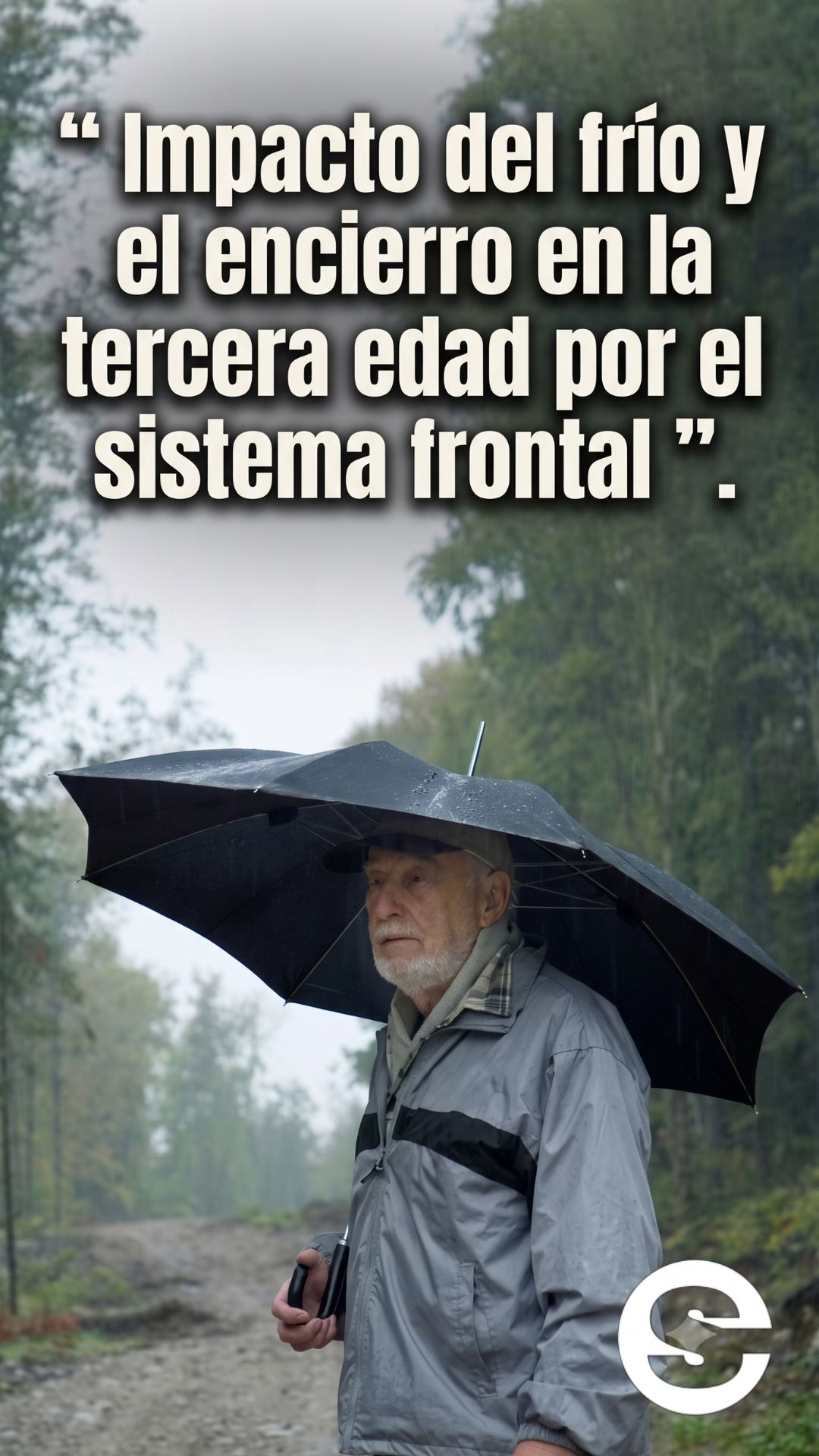 🇨🇱🏠 Los otros damnificados del sistema frontal adultos mayores enfrentan el impacto silencioso del frio y el encierro 🤲.