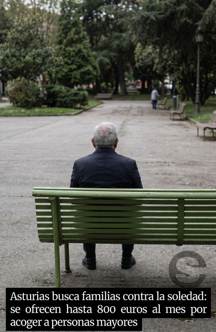 🇪🇸🏠 Asturias lanza innovador programa contra la soledad: ofrecen 800 euros al mes por acoger a personas mayores 🛎️.