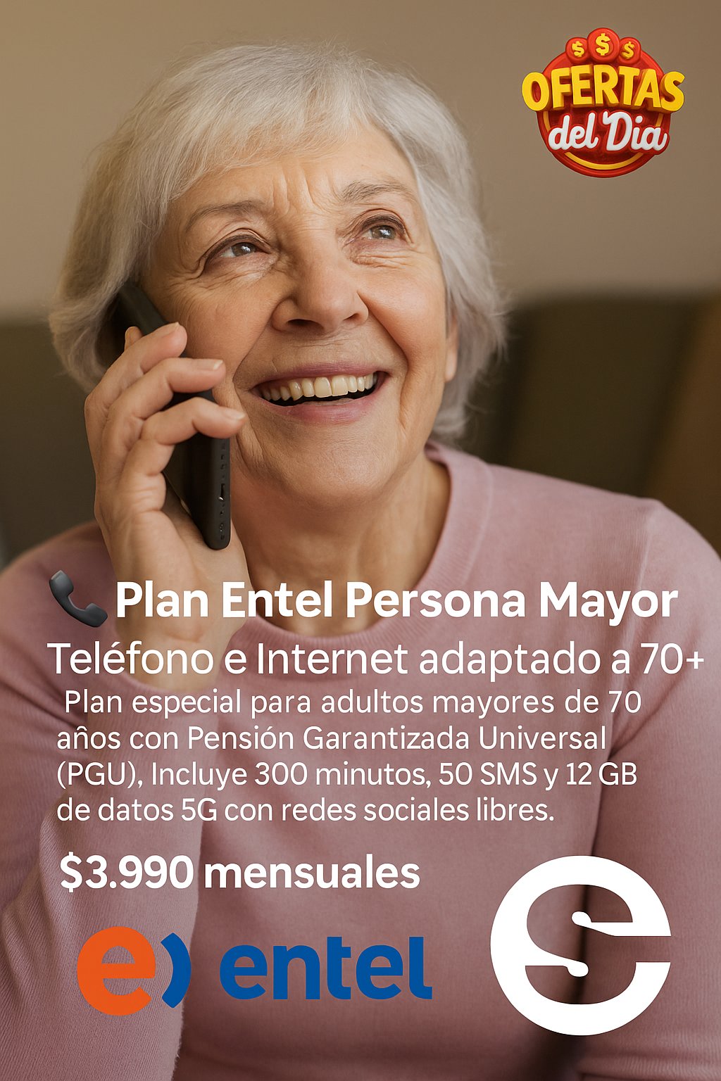 📞 Plan Entel Persona Mayor.